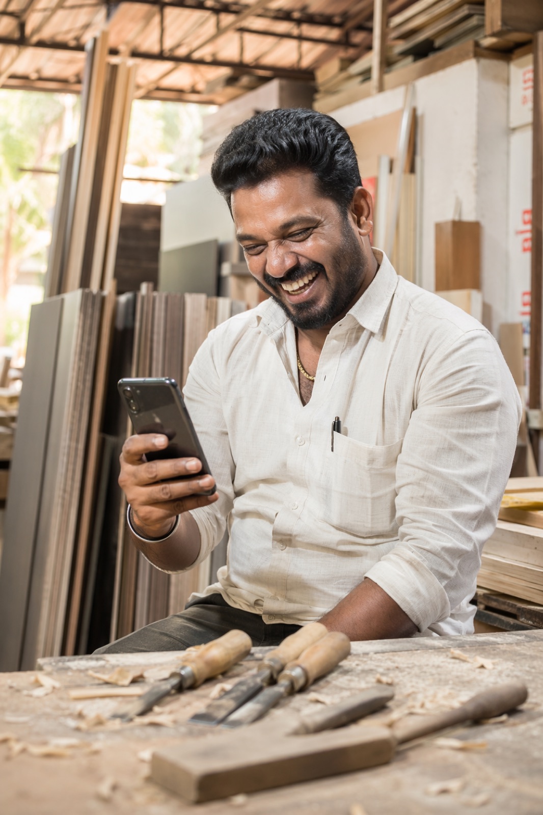 Carpenter Phone Joy