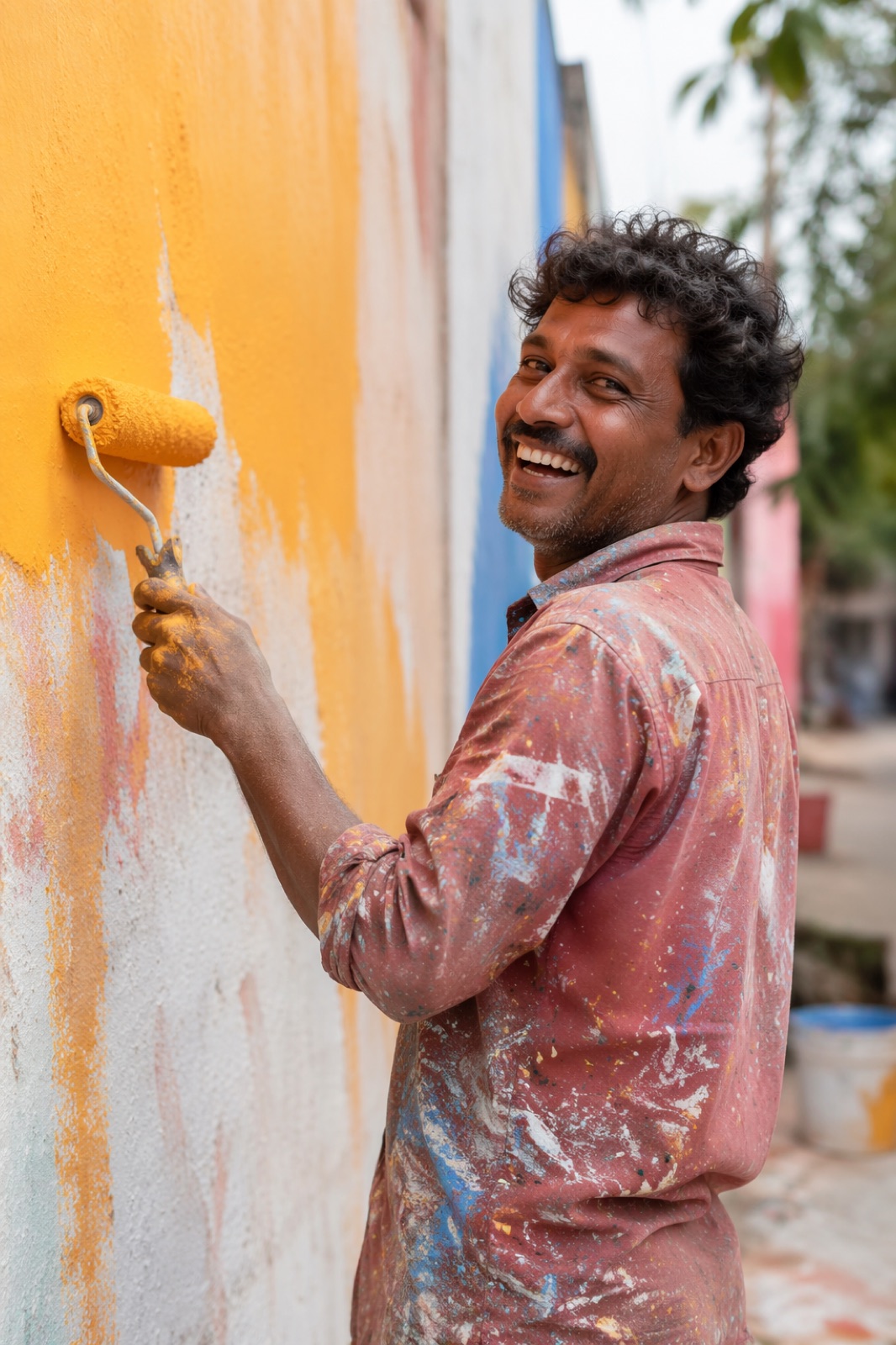 Painter Roller Smile