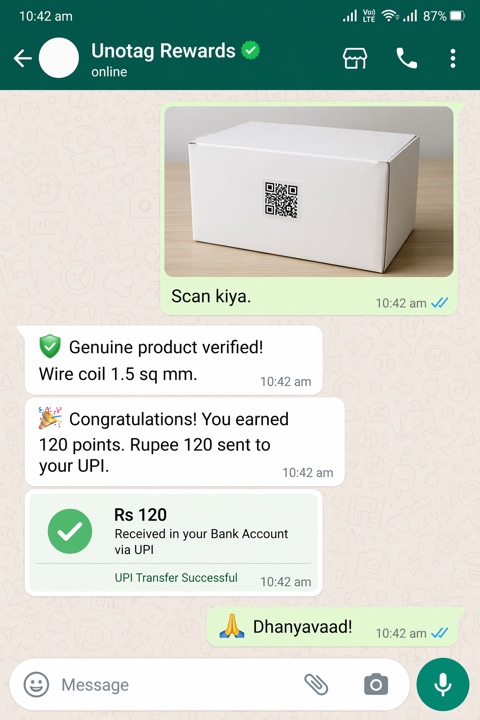 Whatsapp Chat Screenshot